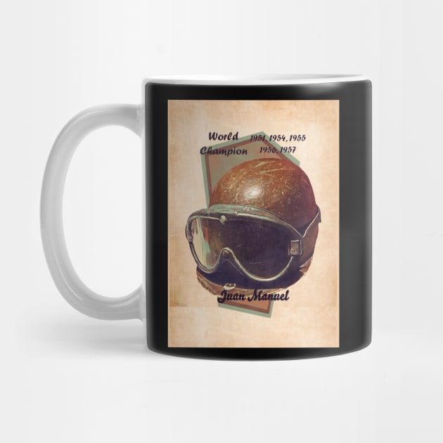 1951Juan Manuel Fangio by Popcult Posters